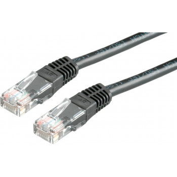 Cavo patch Secomp Cat6 U/UTP RJ45, 1 m, nero