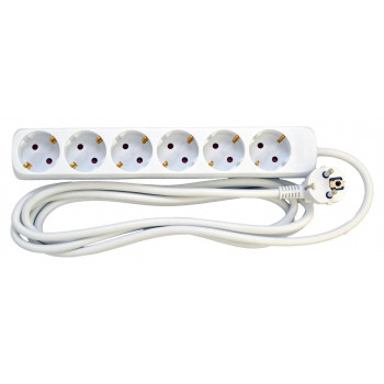 Ciabatta Schuko Mercodan con 6 prese (503800027)