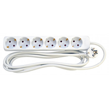 Ciabatta Mercodan Schuko con 6 prese (584420021)
