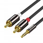 UGREEN AV116 cavo audio RCA-AUX 3,5 mm 1 m - nero