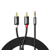 UGREEN AV116 cavo audio RCA-AUX 3,5 mm 1 m - nero