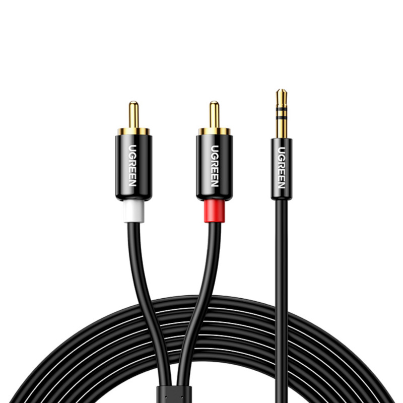 UGREEN AV116 cavo audio RCA-AUX 3,5 mm 1 m - nero