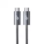 TB cavo USB 3.2 Gen 1 intrecciato USB-C-USB-C, 1 m, 100 W, nero