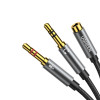 UGREEN UV140 cavo splitter audio AUX 3,5 mm – nero/grigio