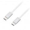 Forcell cavo USB USB-C a USB-C, 2 m, 240 W, bianco