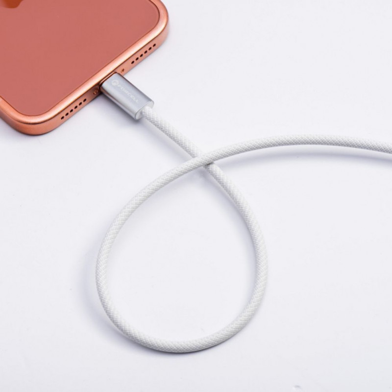 Forcell cavo USB USB-C a USB-C, 2 m, 240 W, bianco