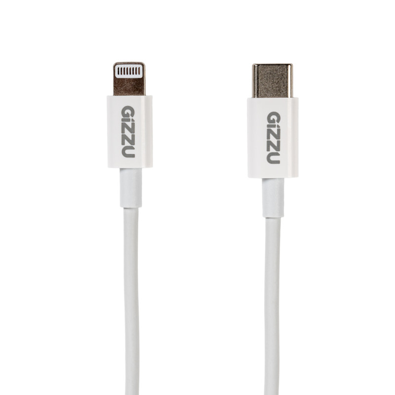 Gizzu cavo USB-C a Lightning, 1,8 m, 27 W PD, bianco (GCPU2L18)