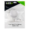 Gizzu cavo USB-C a Lightning, 1,8 m, 27 W PD, bianco (GCPU2L18)