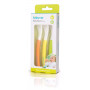Kidsme set di cucchiai (3 pz.), arancione, giallo, verde, da 3 mesi