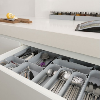 Curver Infinity Recycled scatola per il contenimento L 30x8x5 cm, grigio