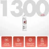 Uniross Max Power batterie alcaline AAA / LR03 1300mAh, 4 pz.