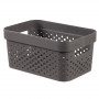 Curver Infinity Recycled Box 4,5 l, 27x19x12 cm, grigio scuro