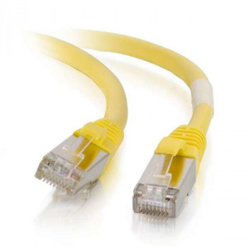 Mercodan cavo patch Cat6a S/FTP, 0,25 m, giallo