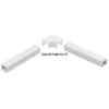 Stasiński connettore ad angolo per canale di installazione elettrica LK 40x25, bianco (1 pz.)