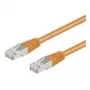 Cavo patch Goobay Cat5e F/UTP RJ45, 1 m, arancione