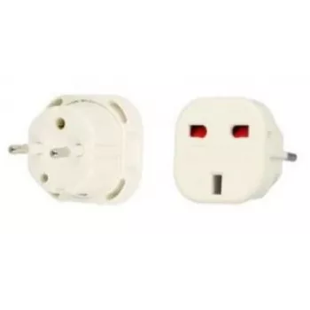 Adattatore per caricabatterie iLike UK/EU bianco