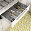 Organizer KIS Box Sistemo 2 15 x 7,5 x 5 cm trasparente/grigio chiaro
