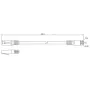 Cavo patch Lanberg Cat6 F/UTP RJ45, 2 m, bianco