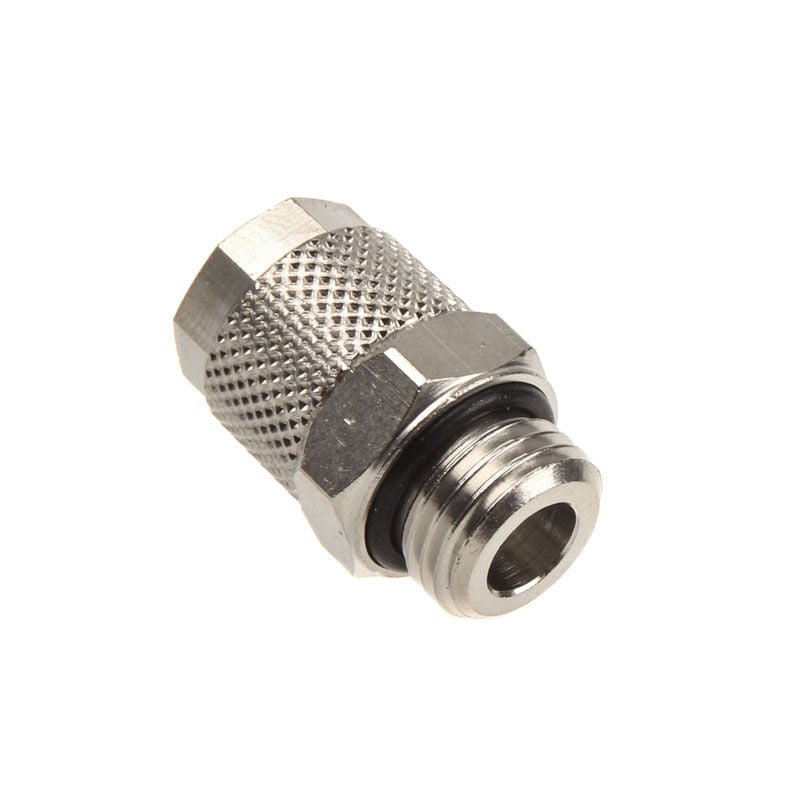 Raccordo dritto Innovatek G1/4 inch filettatura femmina su 10/8mm - argento