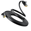 Cavo patch piatto Ugreen Cat6 U/UTP RJ45, 0,5 m, nero