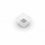 Organizer KIS Box Sistemo 1 7,5 x 7,5 x 5 cm trasparente/grigio chiaro