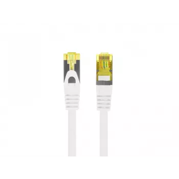 Cavo patch Lanberg Cat6a S/FTP RJ45, 0,5 m, bianco, LSZH, rame