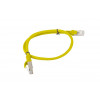 Cavo patch Lanberg Cat6 U/UTP RJ45, 0,5 m, giallo
