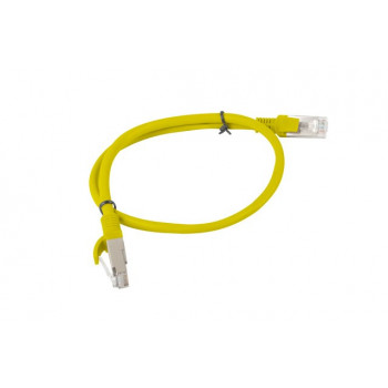Cavo patch Lanberg Cat6 U/UTP RJ45, 0,5 m, giallo