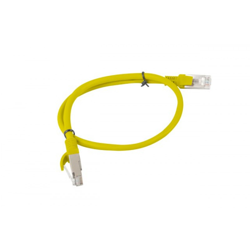 Cavo patch Lanberg Cat6 U/UTP RJ45, 0,5 m, giallo