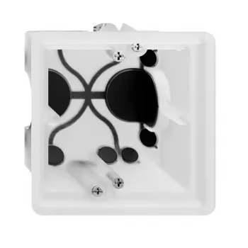 Gira scatola porta dispositivo 1 posto, a tenuta d'aria, piatta, System 70 (375400)