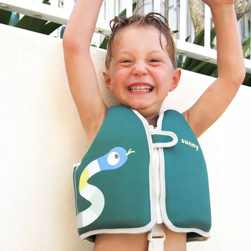 Sunnylife giubbotto salvagente per bambini (2-3 anni) – Into the Jungle
