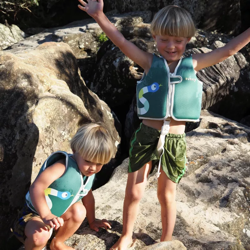 Sunnylife giubbotto salvagente per bambini (2-3 anni) – Into the Jungle