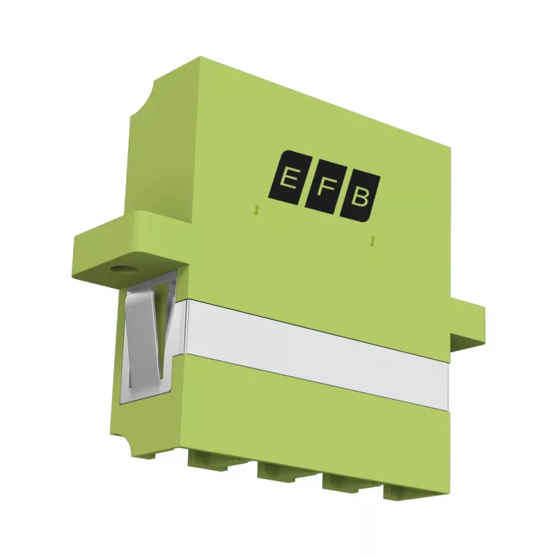 EFB Elektronik adattatore LC Quad OM5, verde lime (53335.1OM5)