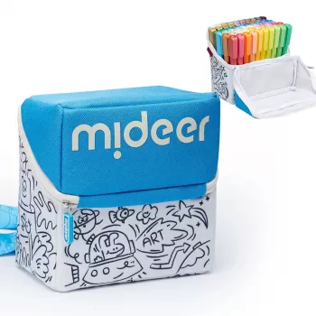 mideer pennarelli acrilici in astuccio, 60 colori