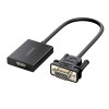 UGREEN CM513 convertitore VGA-HDMI, connettore maschio su connettore femmina, 1080p Full HD, nero