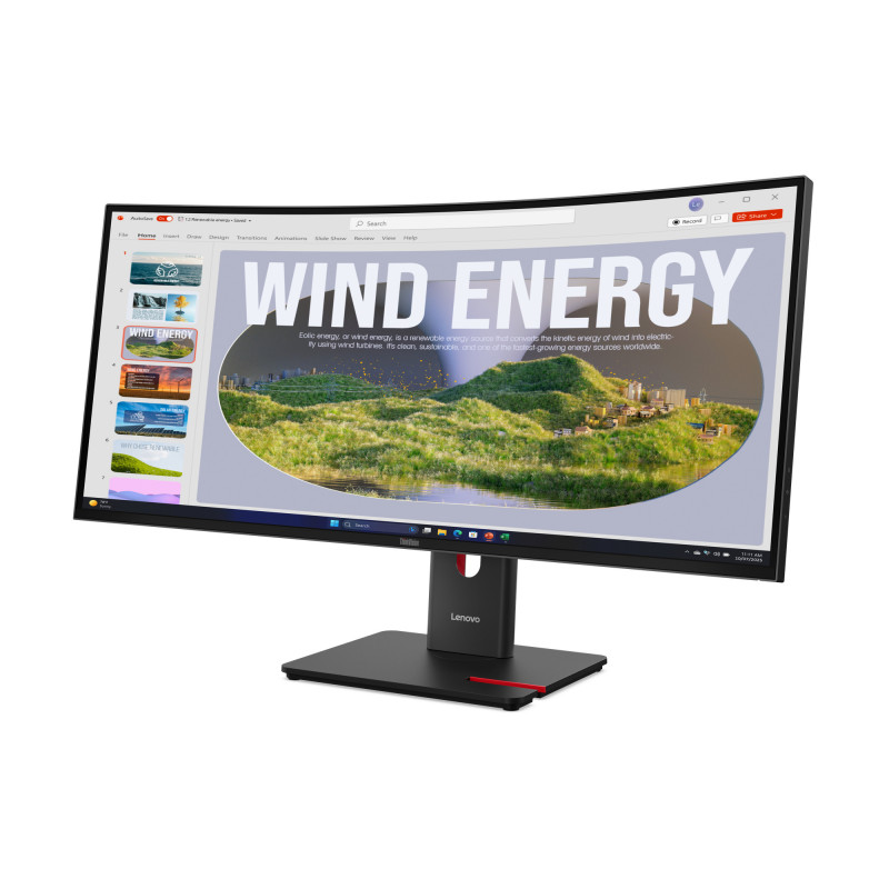 Lenovo monitor ThinkVision T34WD-40 34'' con MC60