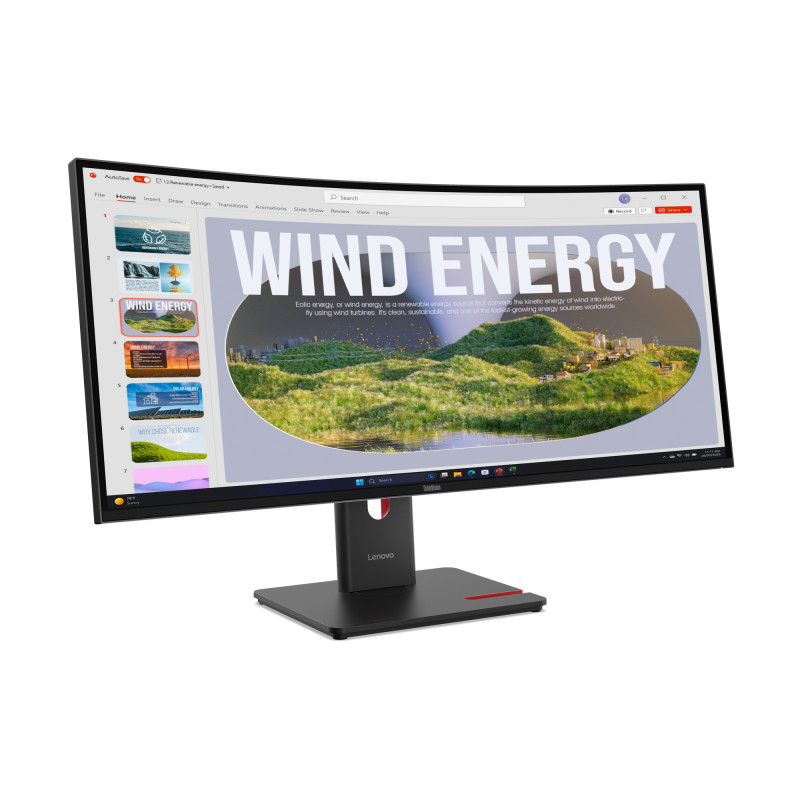 Lenovo monitor ThinkVision T34WD-40 34'' con MC60