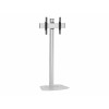 Vogel's F 1844S supporto a pavimento per display, argento