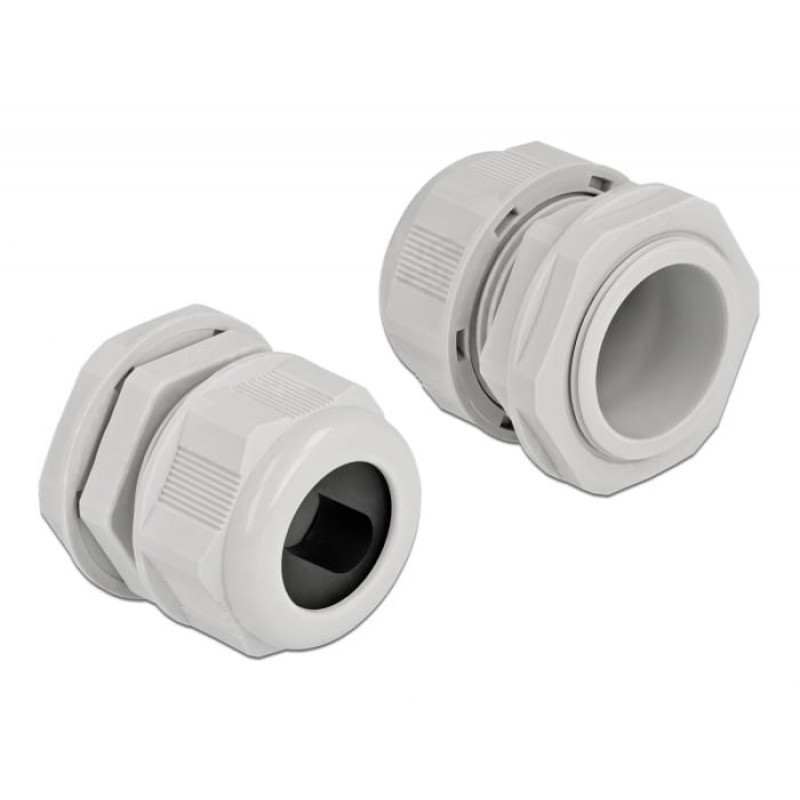 Delock pressacavo PG29 per cavo piatto grigio 2 pz.