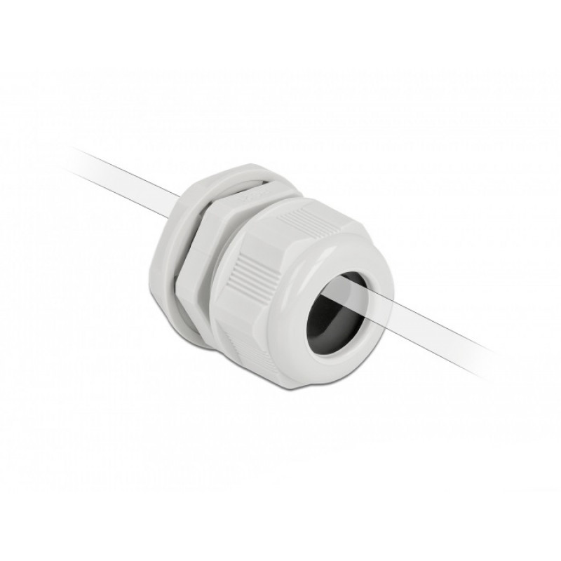 Delock pressacavo PG29 per cavo piatto grigio 2 pz.