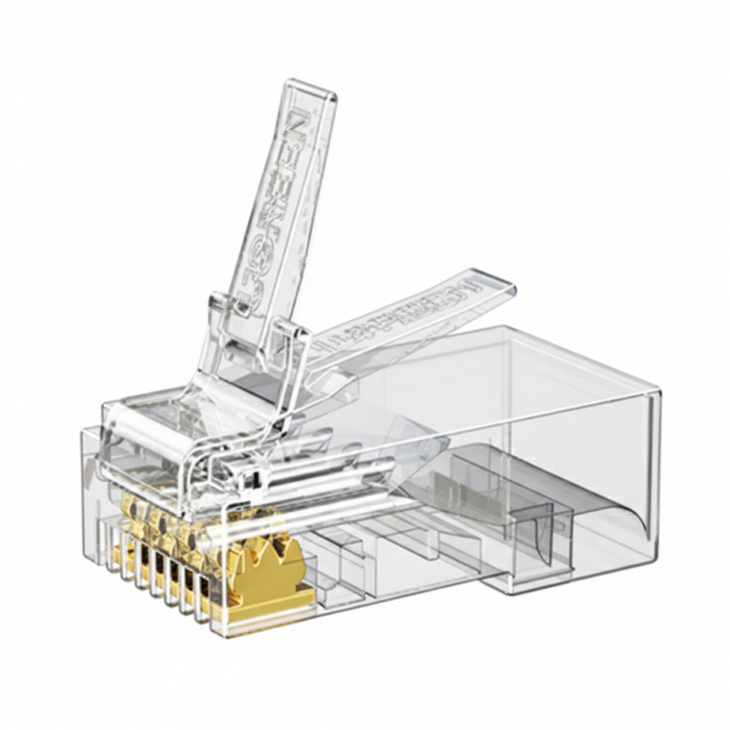 UGREEN connettore modulare RJ45 Cat6 (50 pezzi) – trasparente con contatti dorati