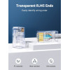 UGREEN connettore modulare RJ45 Cat6 (50 pezzi) – trasparente con contatti dorati