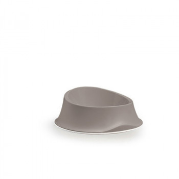 Stefanplast mangiatoia Chic 0,35L 18x18x7cm grigio chiaro