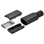 Goobay connettore maschio USB-C, versione a saldare, nero - 15 W, 3 A