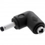 InLine® adattatore DC, 4,0 x 1,7 mm, connettore maschio/femmina, angolare, nero