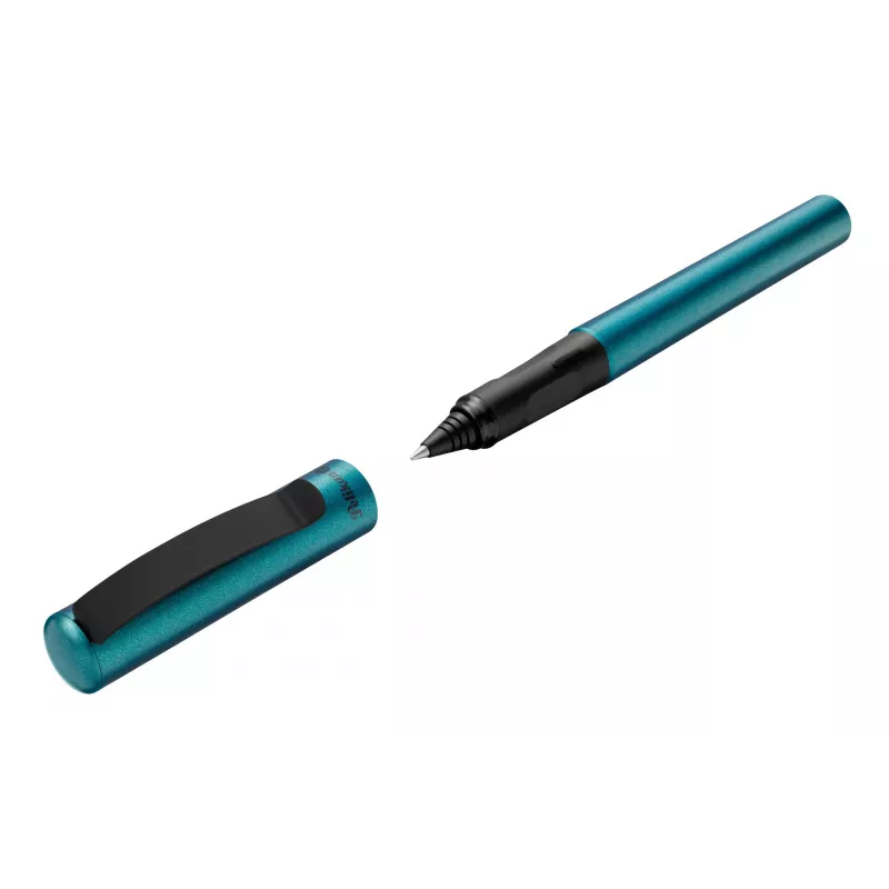 Pelikan Pina Colada penna rollerball, display da 12, corpo e cappuccio in metallo, nero (605502)