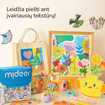 Mideer pennarelli acrilici in astuccio, 24 colori