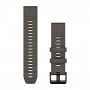 Garmin QuickFit 22 cinturino, Pebble Grey silicone [010-14559-00]