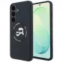 Custodia Karl Lagerfeld silicone Karl&Choupette Heads MagSafe per Samsung Galaxy S26 FE nero