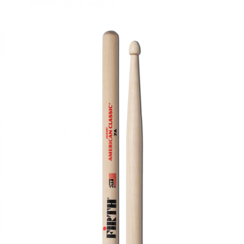 VIC FIRTH 7A American Classic Hickory - bacchette per batteria